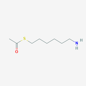 molecular formula C8H17NOS B1660630 S-(6-Aminohexyl) ethanethioate CAS No. 805950-17-8