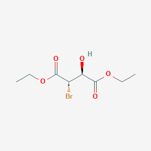 molecular formula C8H13BrO5 B1660633 Diethyl (2S,3S)-2-bromo-3-hydroxysuccinate CAS No. 80640-14-8