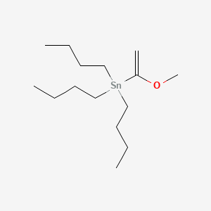 molecular formula C15H32OSn B1660658 Tributyl(1-methoxyethenyl)stannane CAS No. 81177-90-4