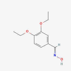 molecular formula C11H15NO3 B1660665 (NE)-N-[(3,4-diethoxyphenyl)methylidene]hydroxylamine CAS No. 81259-55-4