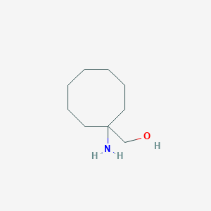 molecular formula C9H19NO B1660673 (1-Aminocyclooctyl)methanol CAS No. 814254-63-2