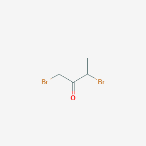molecular formula C4H6Br2O B1660675 1,3-Dibromo-2-butanone CAS No. 815-51-0