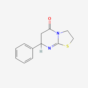 7-Phenyl-2,3,6,7-Tetrahydro-5H-thiazolo(3,2-a)pyrimidin-5-one