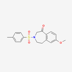 7-Methoxy-3-(toluene-4-sulfonyl)-2,3,4,5-tetrahydro-benzo[d]azepin-1-one