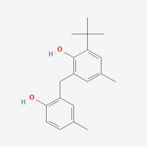 2-tert-Butyl-6-(2-hydroxy-5-methylbenzyl)-4-methylphenol
