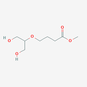 molecular formula C8H16O5 B1660697 Methyl 4-[(1,3-dihydroxypropan-2-yl)oxy]butanoate CAS No. 820247-03-8