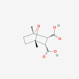 molecular formula C10H14O5 B166070 (1R,2R,3S,4S)-1,4-Dimethyl-7-oxabicyclo[2.2.1]heptane-2,3-dicarboxylic acid CAS No. 88941-22-4