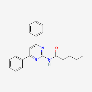 N-(4,6-diphenylpyrimidin-2-yl)pentanamide