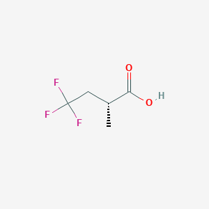 Butanoic acid, 4,4,4-trifluoro-2-methyl-, (2R)-