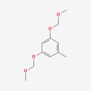 B1660708 Benzene, 1,3-bis(methoxymethoxy)-5-methyl- CAS No. 82265-37-0