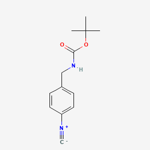 molecular formula C13H16N2O2 B1660721 tert-Butyl [(4-isocyanophenyl)methyl]carbamate CAS No. 823806-52-6