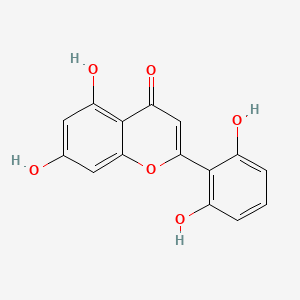 molecular formula C15H10O6 B1660727 5,7,2',6'-四羟基黄酮 CAS No. 82475-00-1