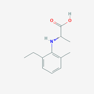 molecular formula C12H17NO2 B1660731 N-(2-乙基-6-甲基苯基)-L-丙氨酸 CAS No. 82508-03-0