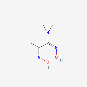 (1E,2Z)-1-(aziridin-1-yl)-N,N'-dihydroxypropane-1,2-diimine