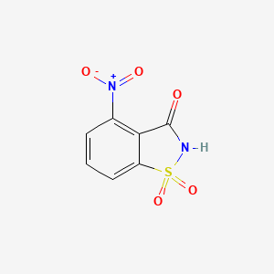 4-Nitro-1H-1lambda~6~,2-benzothiazole-1,1,3(2H)-trione