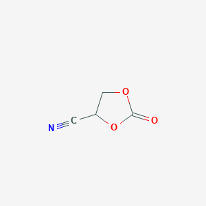 molecular formula C4H3NO3 B1660746 2-Oxo-1,3-dioxolane-4-carbonitrile CAS No. 827300-17-4