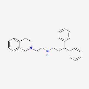 N-[2-(3,4-Dihydroisoquinolin-2(1H)-yl)ethyl]-3,3-diphenylpropan-1-amine