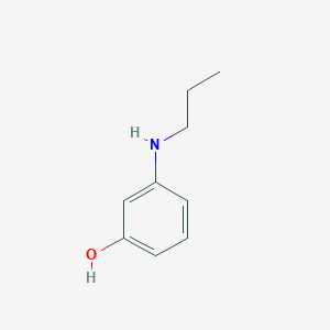 molecular formula C9H13NO B1660760 3-(Propylamino)phenol CAS No. 82833-28-1