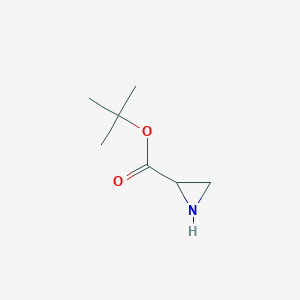 molecular formula C7H13NO2 B1660762 Tert-butyl Aziridine-2-carboxylate CAS No. 82912-42-3