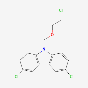 9H-Carbazole, 3,6-dichloro-9-[(2-chloroethoxy)methyl]-