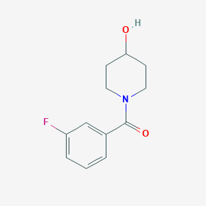 molecular formula C12H14FNO2 B1660786 (3-Fluorophenyl)(4-hydroxypiperidin-1-yl)methanone CAS No. 832715-86-3