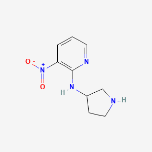 3-Nitro-N-(pyrrolidin-3-yl)pyridin-2-amine