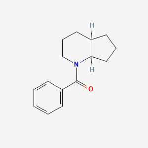 molecular formula C15H19NO B1660808 (2,3,4,4a,5,6,7,7a-Octahydro-1H-pyridyl) phenyl ketone CAS No. 83763-19-3