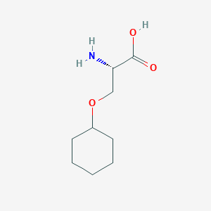 molecular formula C9H17NO3 B1660819 (2S)-2-Amino-3-(cyclohexyloxy)propanoic acid CAS No. 83824-93-5