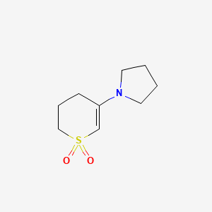 Pyrrolidine, 1-(3,4-dihydro-1,1-dioxido-2H-thiopyran-5-yl)-