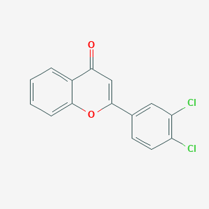4H-1-Benzopyran-4-one, 2-(3,4-dichlorophenyl)-