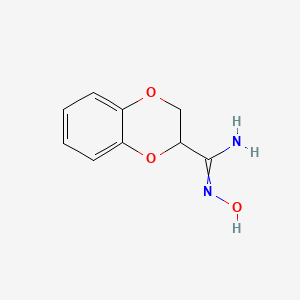N'-Hydroxy-2,3-dihydrobenzo[b][1,4]dioxine-2-carboximidamide