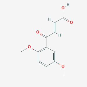 molecular formula C12H12O5 B1660900 (2e)-4-(2,5-Dimethoxyphenyl)-4-oxobut-2-enoic acid CAS No. 85293-40-9