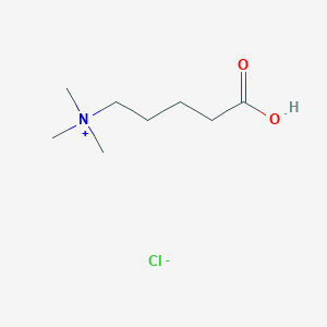 molecular formula C8H18ClNO2 B1660902 4-Carboxy-N,N,N-trimethylbutan-1-aminium chloride CAS No. 85331-42-6