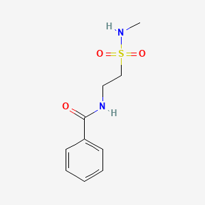 molecular formula C10H14N2O3S B1660903 Benzamide, N-[2-[(methylamino)sulfonyl]ethyl]- CAS No. 85344-38-3