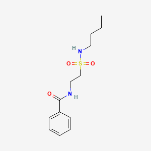 molecular formula C13H20N2O3S B1660905 Benzamide, N-[2-[(butylamino)sulfonyl]ethyl]- CAS No. 85344-42-9