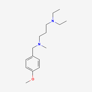 molecular formula C16H28N2O B1660909 [3-(Diethylamino)propyl][(4-methoxyphenyl)methyl]methylamine CAS No. 854650-37-6