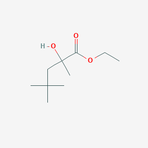 molecular formula C10H20O3 B1660910 Ethyl 2-hydroxy-2,4,4-trimethylpentanoate CAS No. 854658-75-6