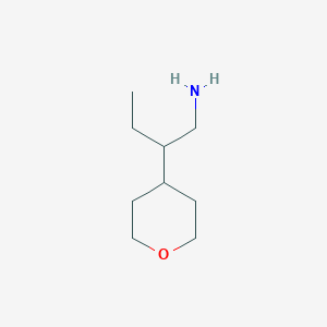 molecular formula C9H19NO B1660911 2-(Oxan-4-yl)butan-1-amine CAS No. 854697-74-8