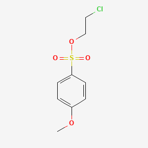 molecular formula C9H11ClO4S B1660920 2-Chloroethyl 4-methoxybenzene-1-sulfonate CAS No. 85650-11-9