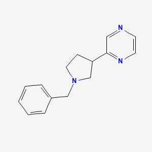 2-(1-Benzylpyrrolidin-3-yl)pyrazine