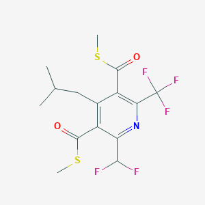 molecular formula C15H16F5NO2S2 B166099 二硫吡啶 CAS No. 97886-45-8