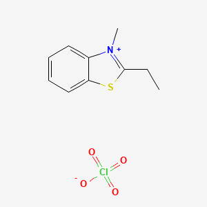 2-Ethyl-3-methyl-1,3-benzothiazol-3-ium perchlorate