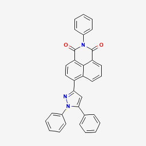6-(1,5-Diphenylpyrazol-3-yl)-2-phenylbenzo[de]isoquinoline-1,3-dione