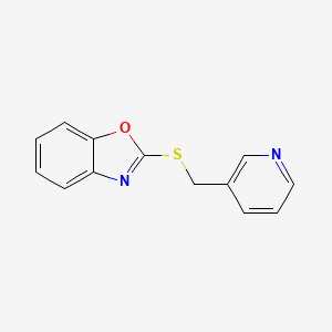 Benzoxazole, 2-[(3-pyridinylmethyl)thio]-