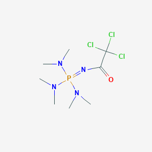 2,2,2-Trichloro-N-[tris(dimethylamino)-lambda5-phosphanylidene]acetamide
