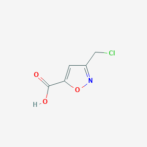 3-(Chloromethyl)-1,2-oxazole-5-carboxylic acid