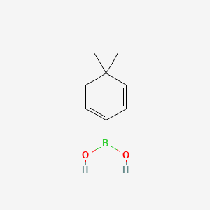 molecular formula C8H13BO2 B1661009 (4,4-Dimethylcyclohexa-1,5-dien-1-yl)boronic acid CAS No. 871464-52-7