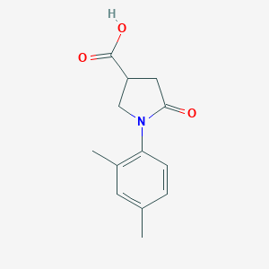 molecular formula C13H15NO3 B166102 1-(2,4-Dimethylphenyl)-5-oxopyrrolidine-3-carboxylic acid CAS No. 133748-22-8