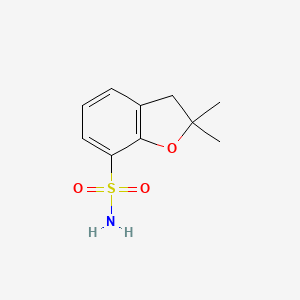 molecular formula C10H13NO3S B1661022 2,2-Dimethyl-2,3-dihydrobenzofuran-7-sulfonamide CAS No. 87254-53-3