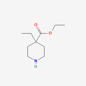 molecular formula C10H19NO2 B1661046 Ethyl 4-ethylpiperidine-4-carboxylate CAS No. 874440-86-5